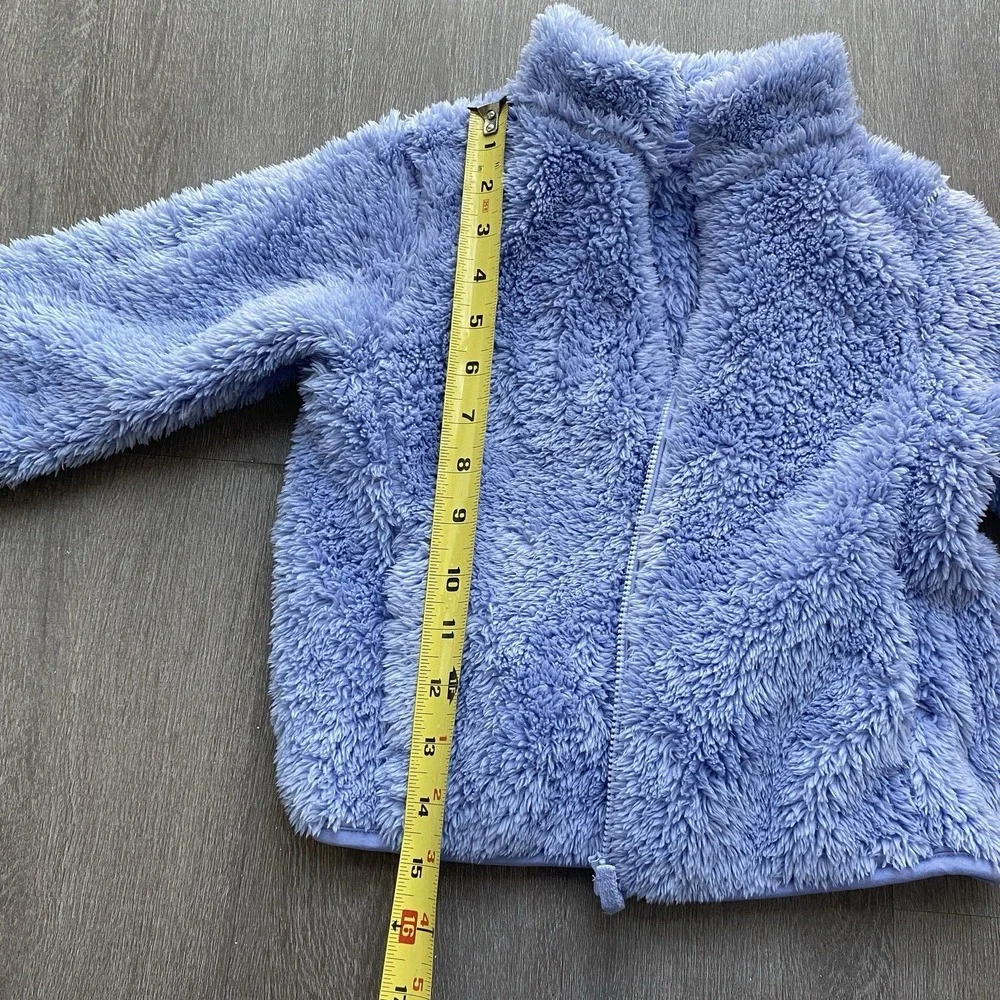 Uniqlo Kids Fluffy Yarn‎ Fleece Full-Zip Jacket Warm Size 3-4 Years 1435